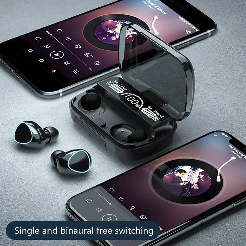 M10 wireless Bluetooth earbuds 2