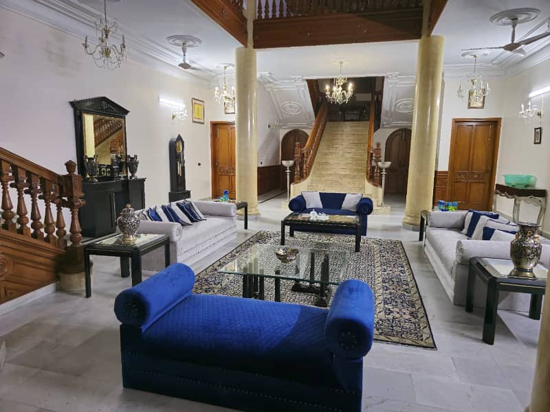 VIP location of DHA phase Vl,1000yards Bungalow khbe shujat 2+4 Bedroom drawing dining launch kitchen with lush Green loan Big parking Space Furnished Rent 15/ unfurnished 11Lac. 0