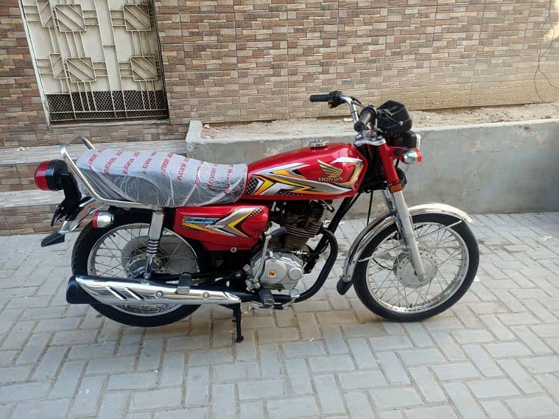 honda cg 125 2024/2025 model Karachi number 0