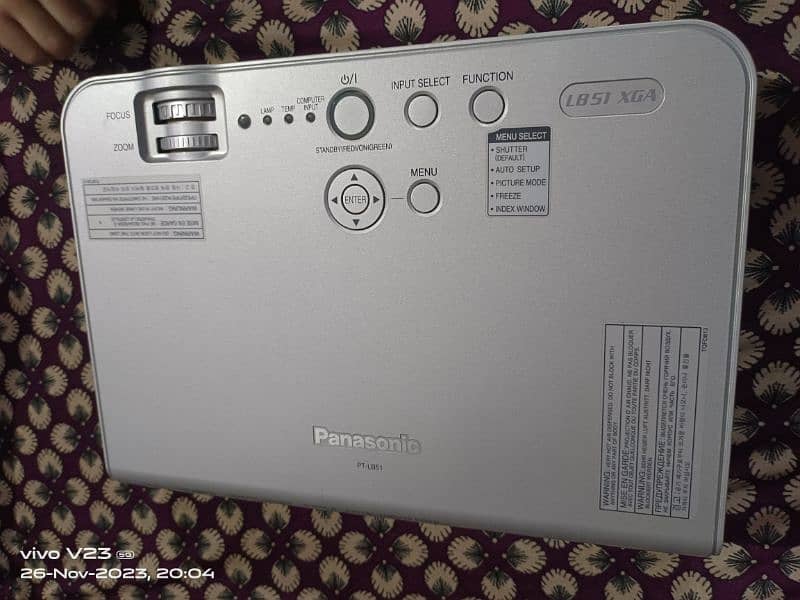 Panasonic multimedia projector 2