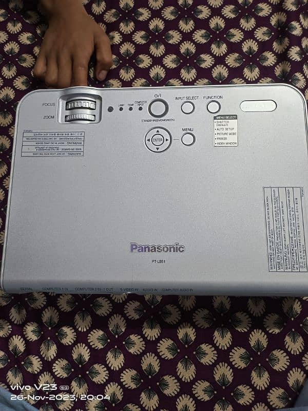 Panasonic multimedia projector 5