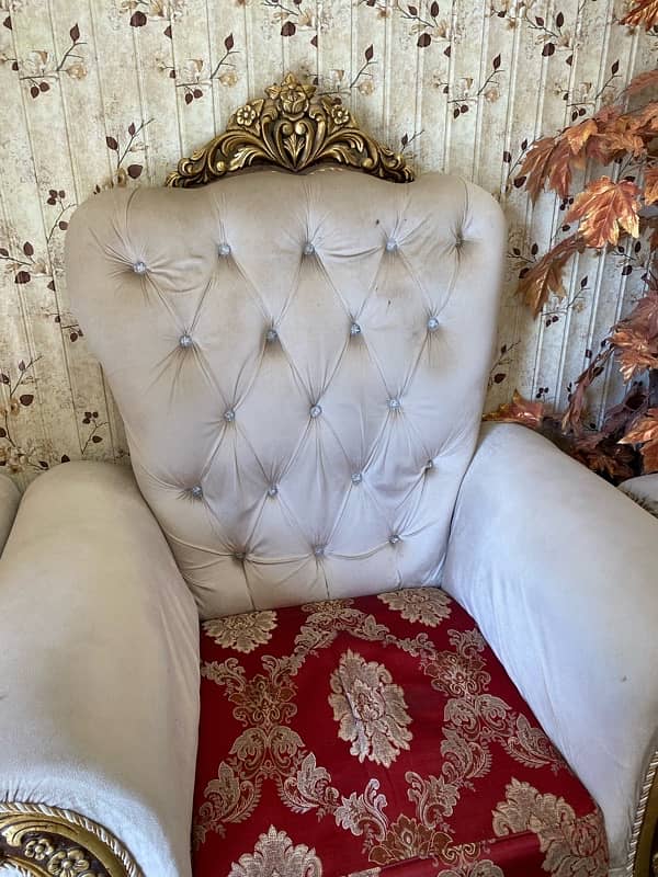 VELVET SOFA 5 SEATER WITH TABLE 5