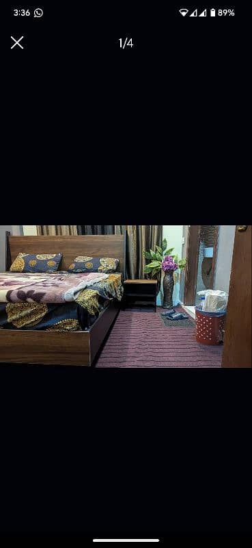 King size Bed Available Only 2 months used 0