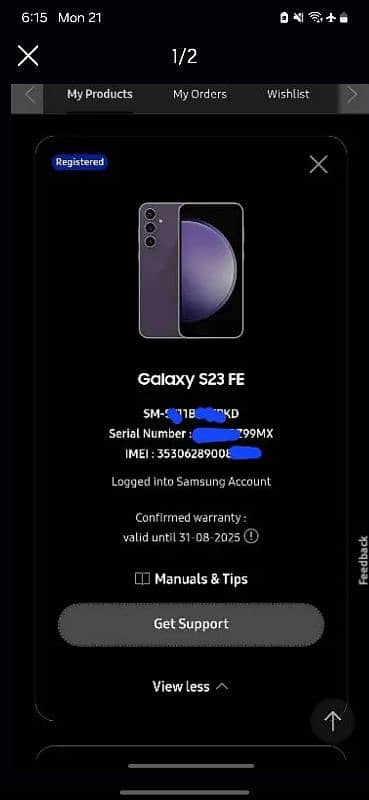 Samsung s23 fe non pta exchange possible 1