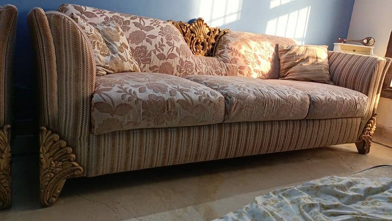 Designer 7 Seater Sofa set + 2 tables + Child 2 beds 1