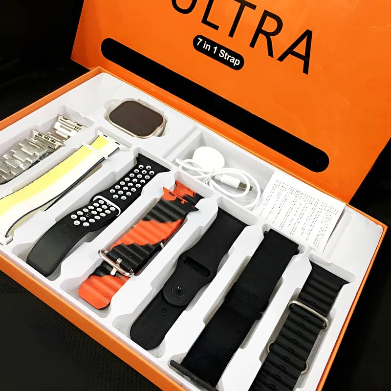 7-in-1 Ultra 2.01 Big Infinite Display Smart Watch with 7 Straps  Prev 0