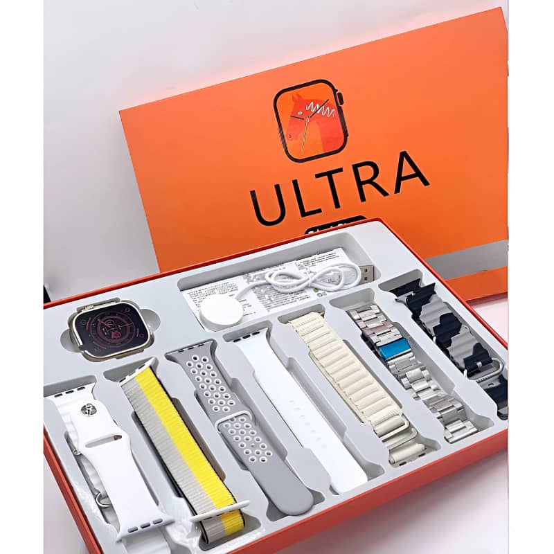 7-in-1 Ultra 2.01 Big Infinite Display Smart Watch with 7 Straps  Prev 10