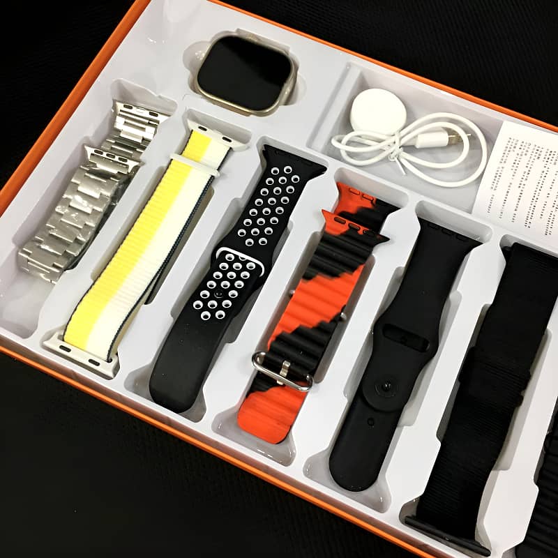 7-in-1 Ultra 2.01 Big Infinite Display Smart Watch with 7 Straps  Prev 16