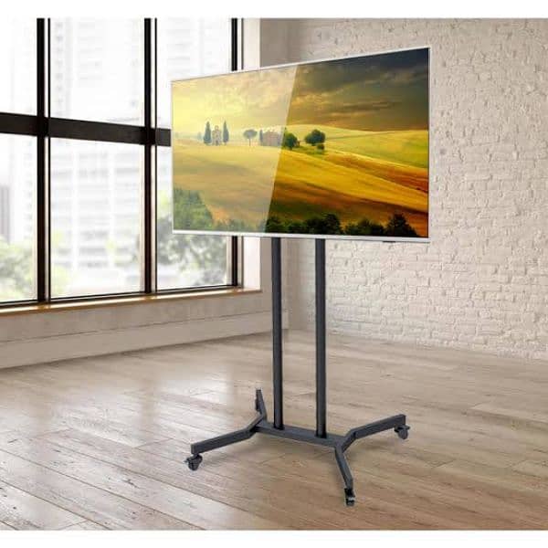led lcd floor stand wall stand school office home use moving 2