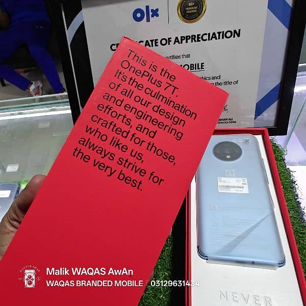 ONEPLUS 7t snapdragon 855+ 90fps Gaming 8/128 brand new condition box 0