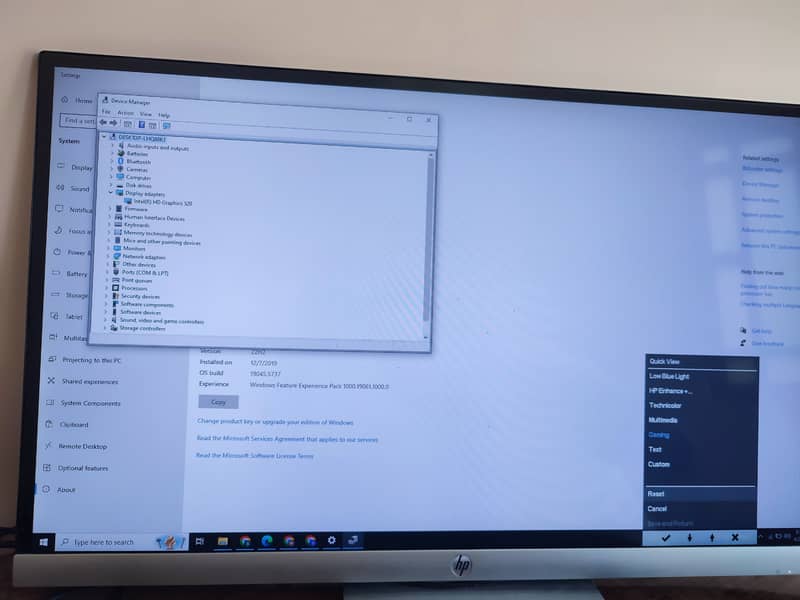 HP 27es 27" FHD IPS LED Monitor. HP LED SCREEN LCD DELL LENOVO 4