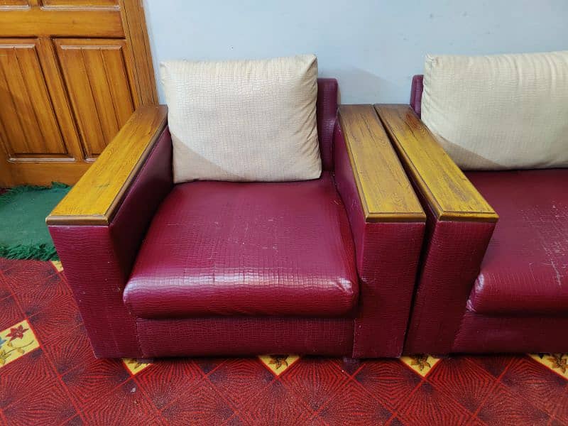 Two 7 seater sofa set 1