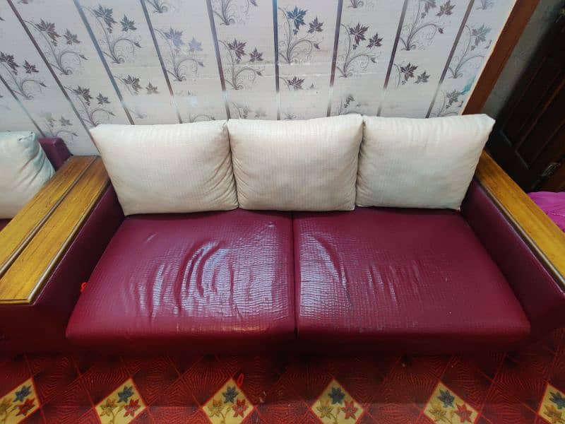Two 7 seater sofa set 6