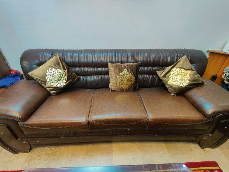 Two 7 seater sofa set 9