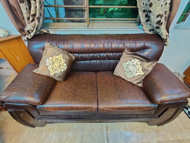 Two 7 seater sofa set 12