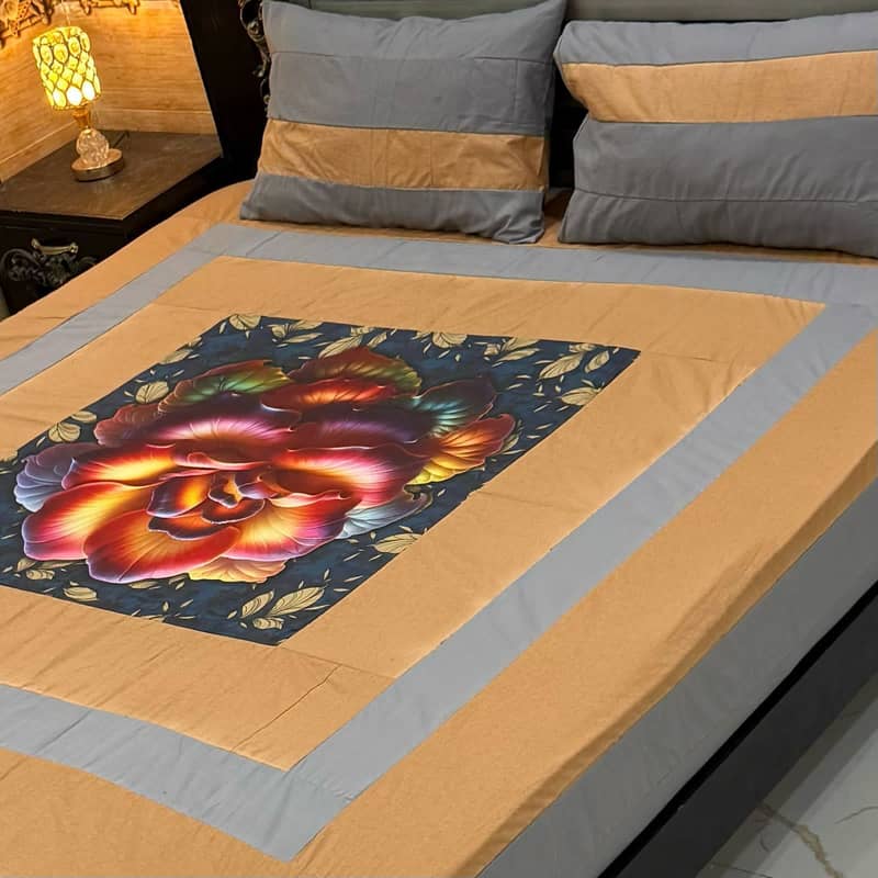 3 pc Cotton bedsheets for sale 4