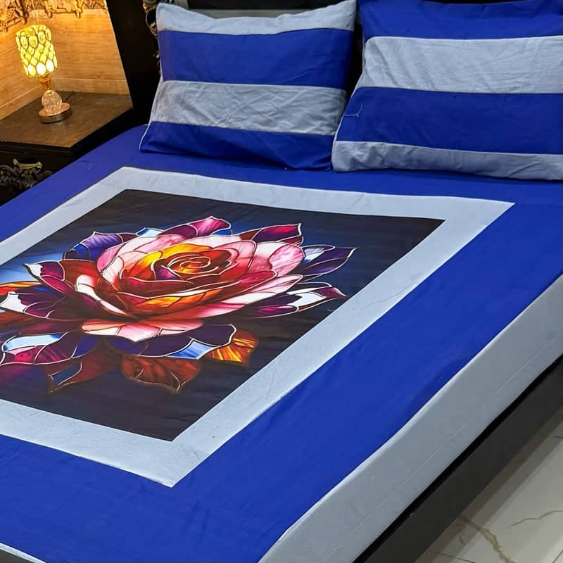 3 pc Cotton bedsheets for sale 6