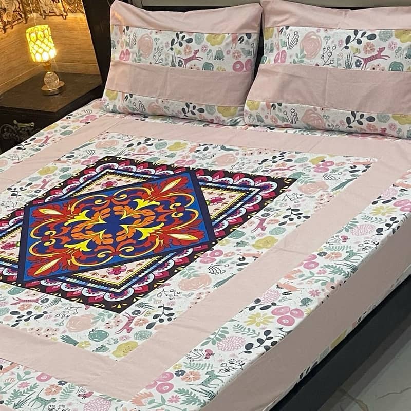 3 pc Cotton bedsheets for sale 7