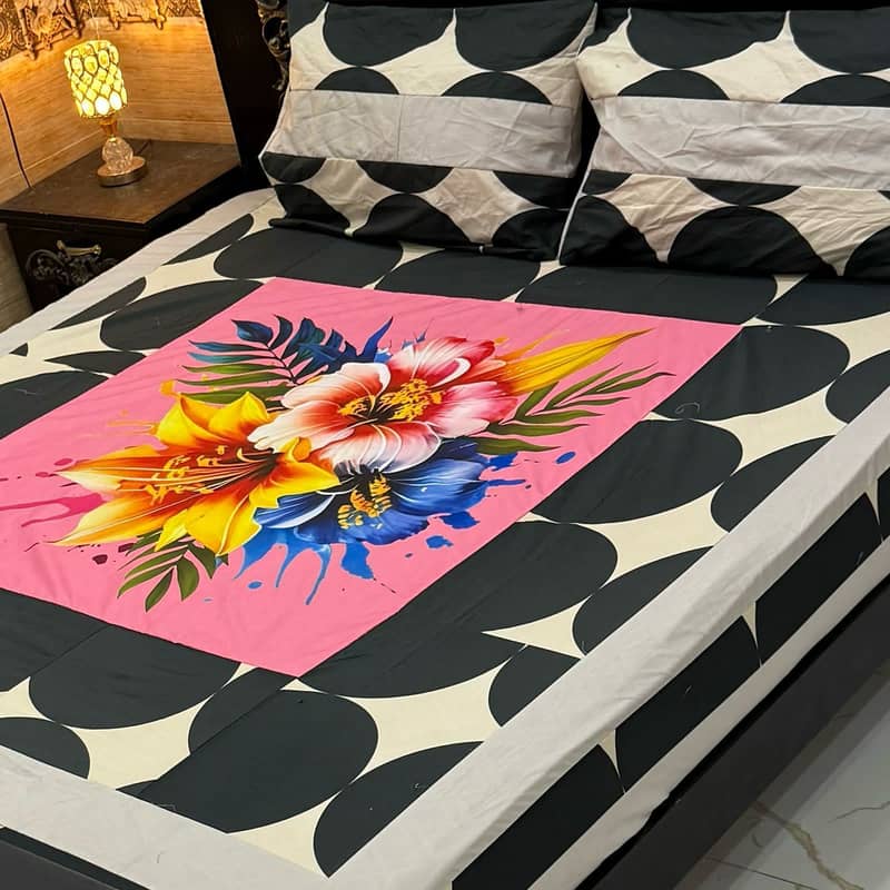 3 pc Cotton bedsheets for sale 8