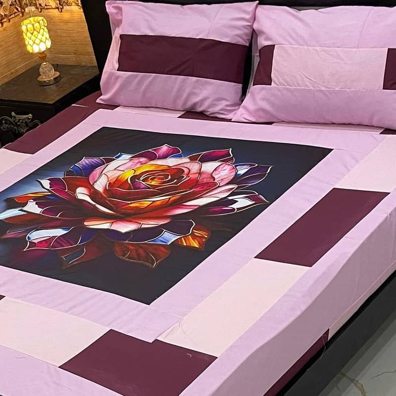 3 pc Cotton bedsheets for sale 12