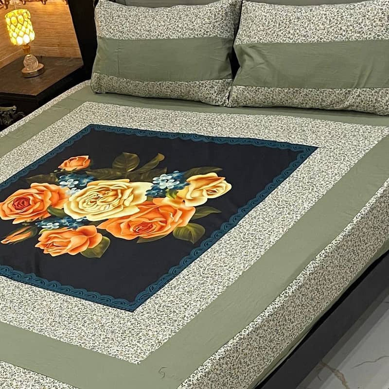 3 pc Cotton bedsheets for sale 13