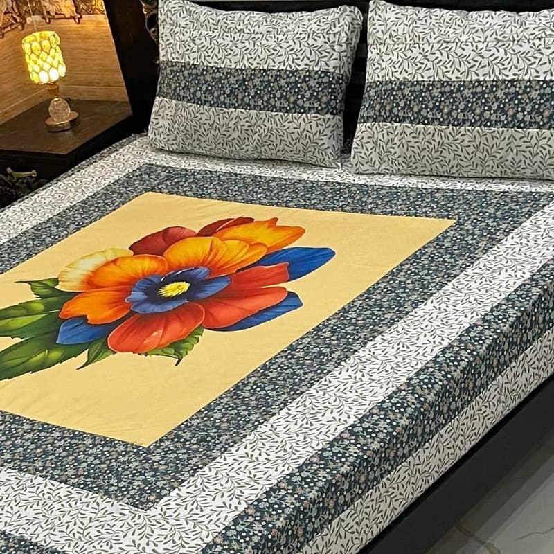 3 pc Cotton bedsheets for sale 14