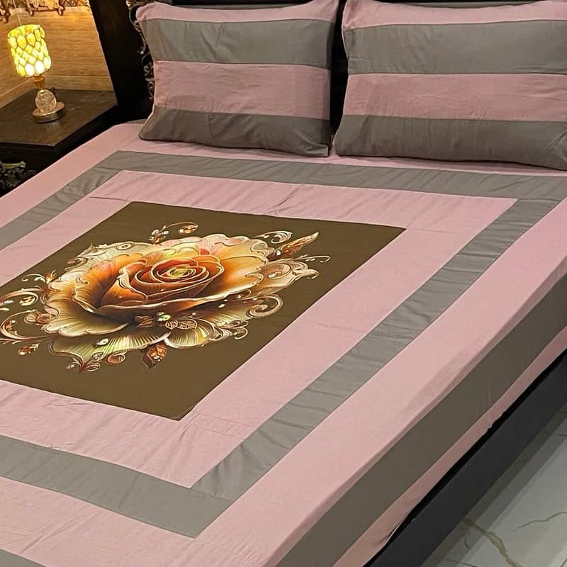 3 pc Cotton bedsheets for sale 16