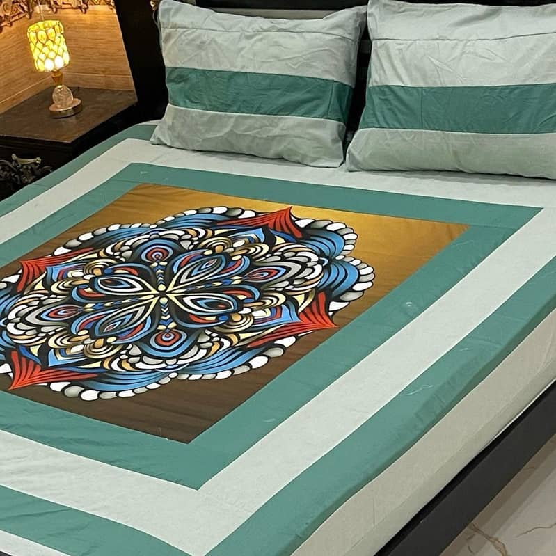 3 pc Cotton bedsheets for sale 18