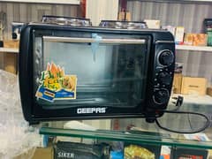 Geepas Oven With Double Hotplate on Top