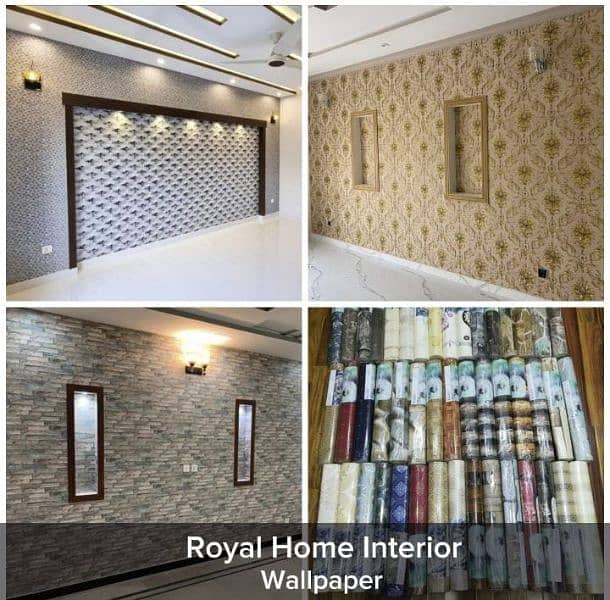 Home, Office and Renovation/Media Walls Decor/WPC, PVC Panel/Wallpaper 10