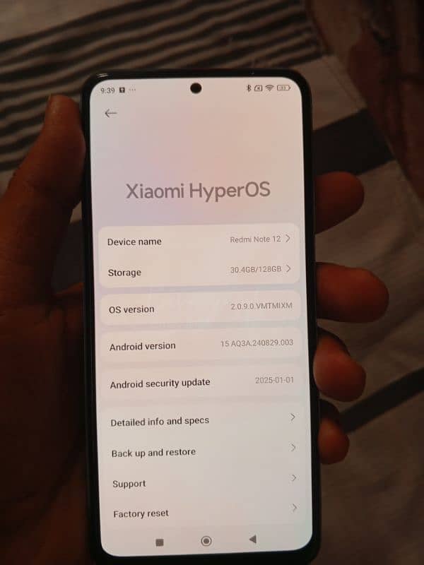 Redmi not 12 5