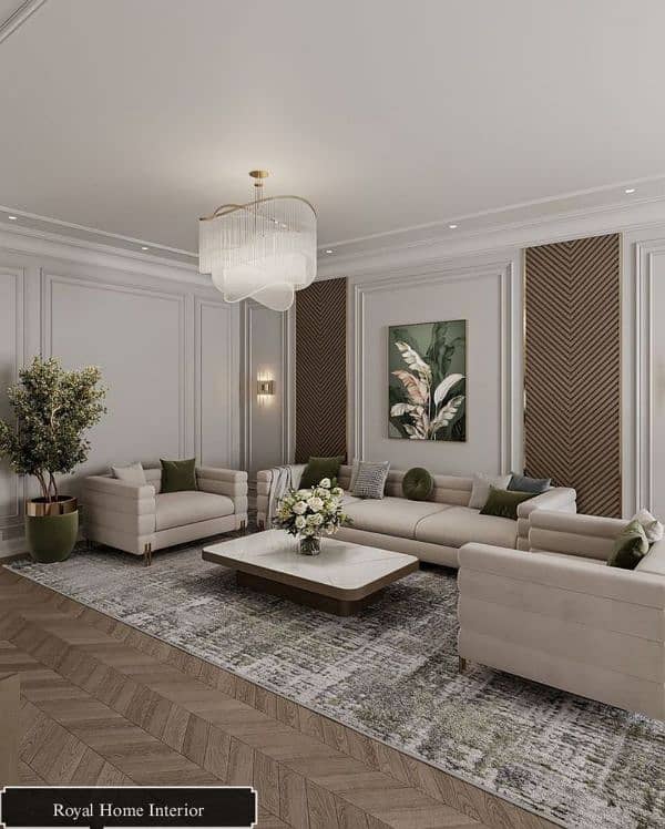 Interior Design/Home Decor/Drawingroom & Bedroom Decor/Mediawall Decor 1
