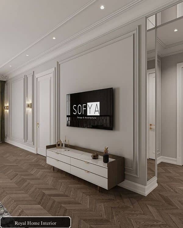 Interior Design/Home Decor/Drawingroom & Bedroom Decor/Mediawall Decor 3