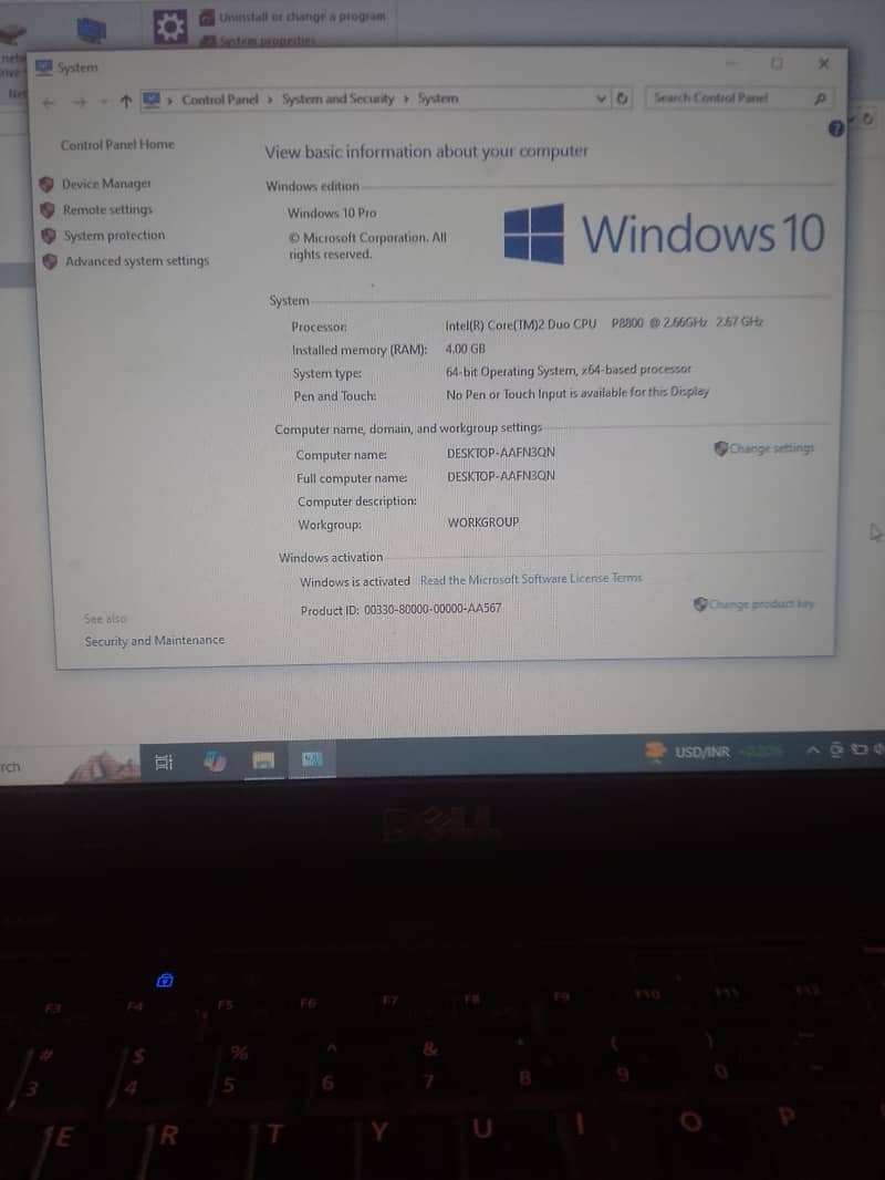 Duo Core Dell Laptop For Urgent sale 1