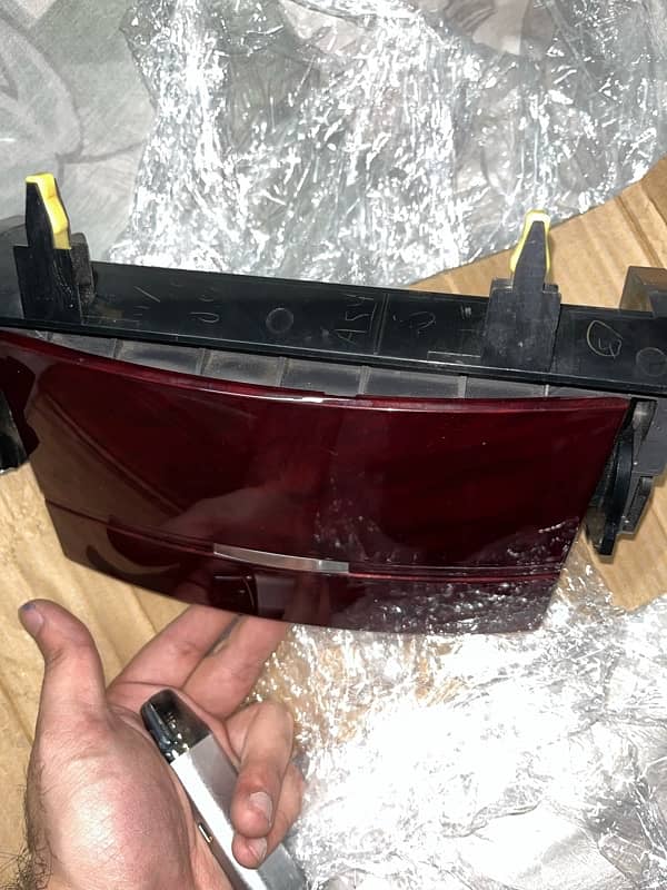 toyota mark x console red maroon 2