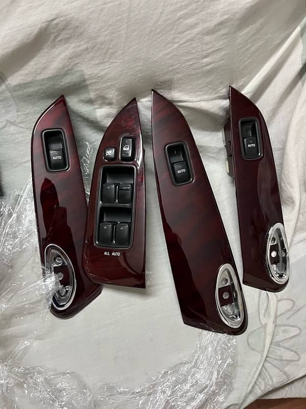 toyota mark x console red maroon 3