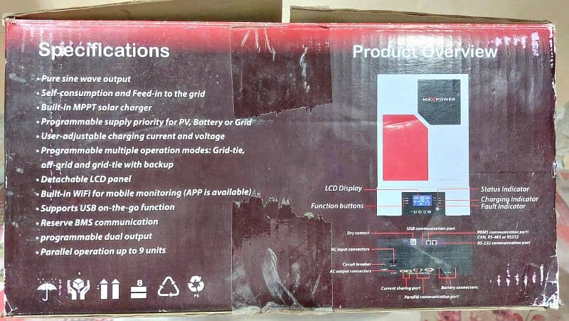 Maxpower 6kw hybrid +net metering 6