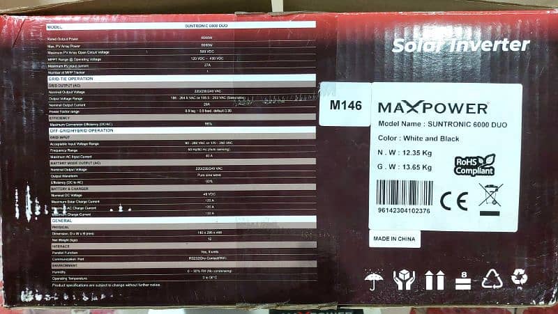Maxpower 6kw hybrid +net metering 7