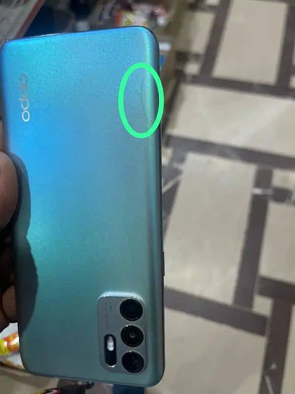 oppo Reno 6)-8+8/128 (with complete box) 1