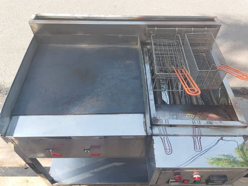 Fryer with Hot plate 1