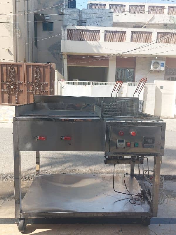 Fryer with Hot plate 3