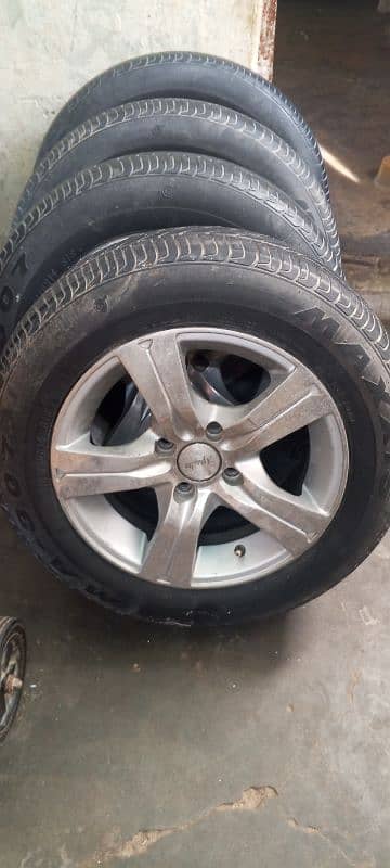 14 Inches Alloy Rims And Tyres 0