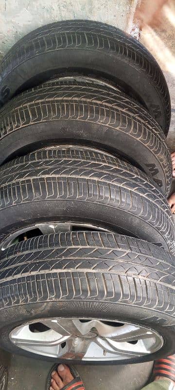 14 Inches Alloy Rims And Tyres 8