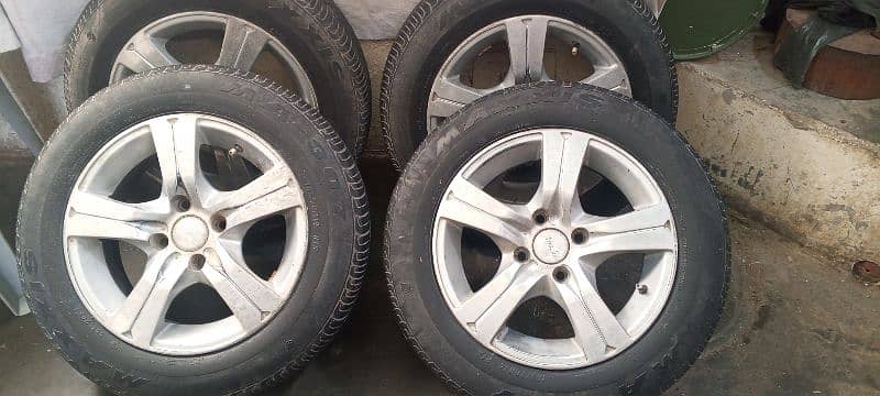 14 Inches Alloy Rims And Tyres 9