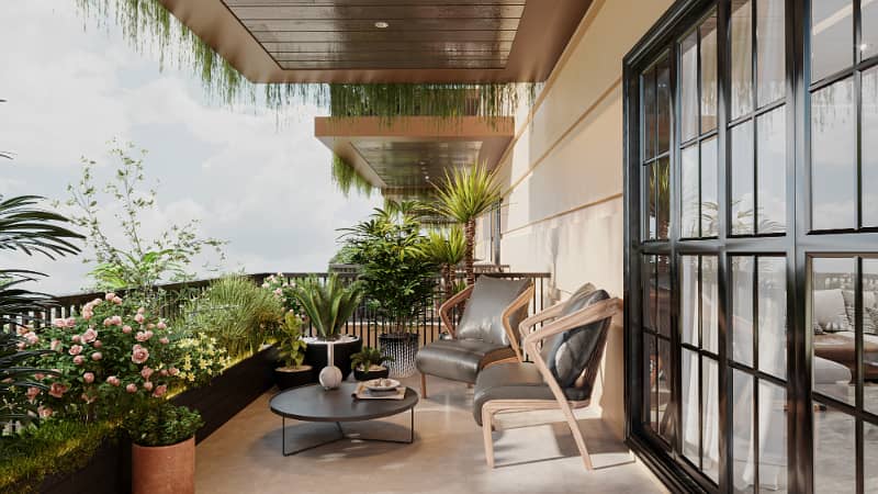 Beautiful Beach View 1-Bed Apartment for Sale near Lake City, Adda Plot | Easy Installments 14