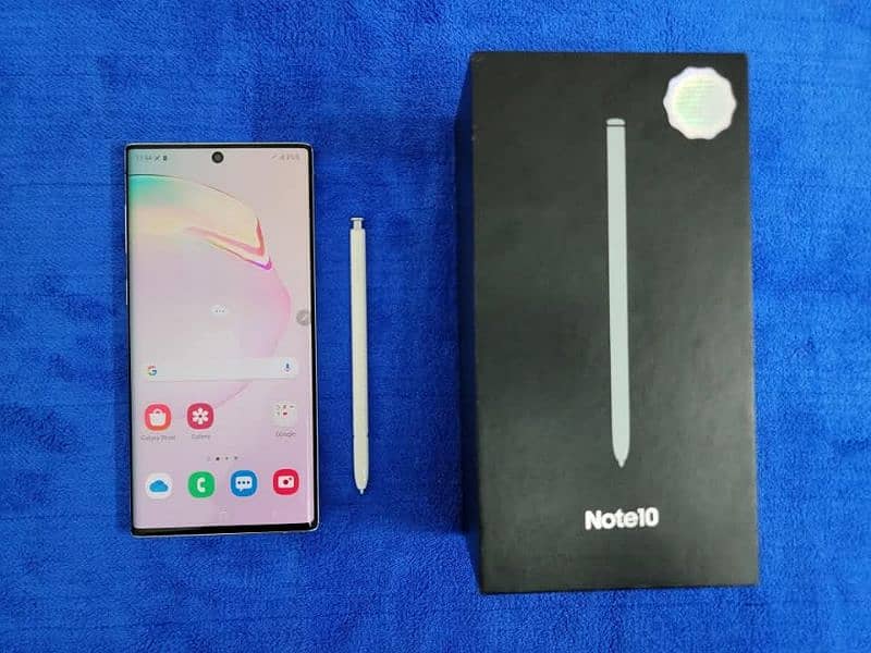 Samsung note 10 PTA Approved 03357519076Watsapp 0