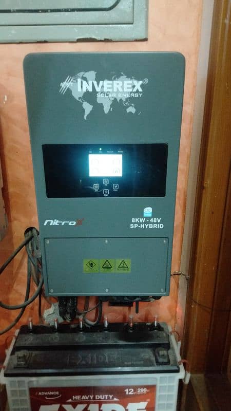 Inverex Nitrox 8kw Hybrid inverter ( Geniun  Condition ) 1