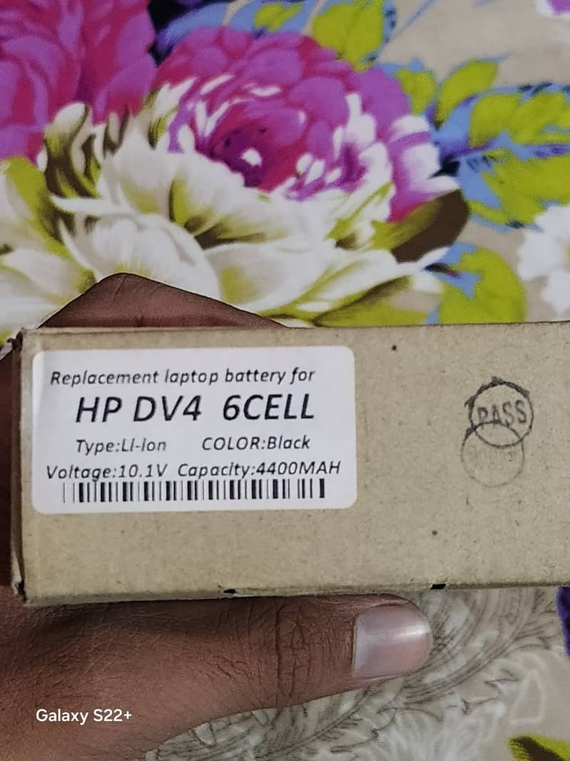 Replacement laptop battery for HP DV4  6CELL 0