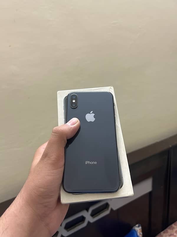 iPhone X with box 256gb 0