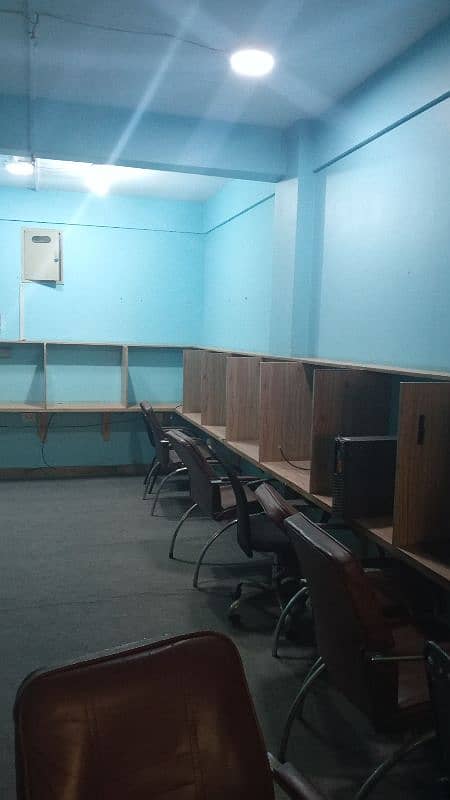 Furnished room available for Call centre software house etc 8
